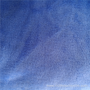 Textile Plain Color Solid Dyeing Flannel Fabric